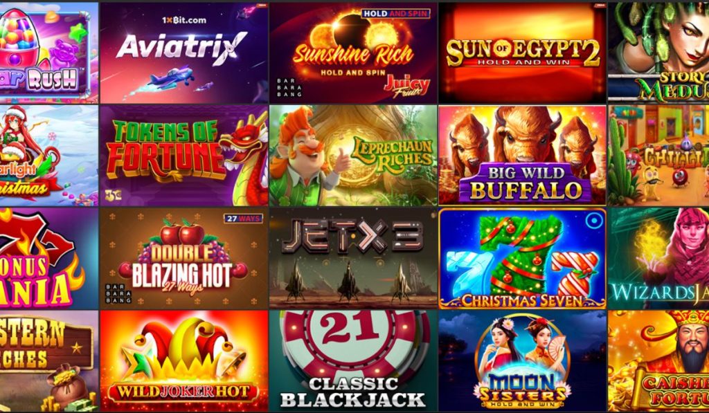Accepted Games for 1xBit Casino Bonus