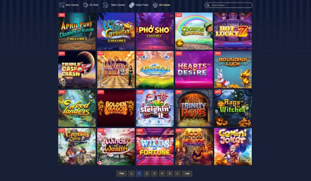 Accepted Games for Bobby Casino Free Spins