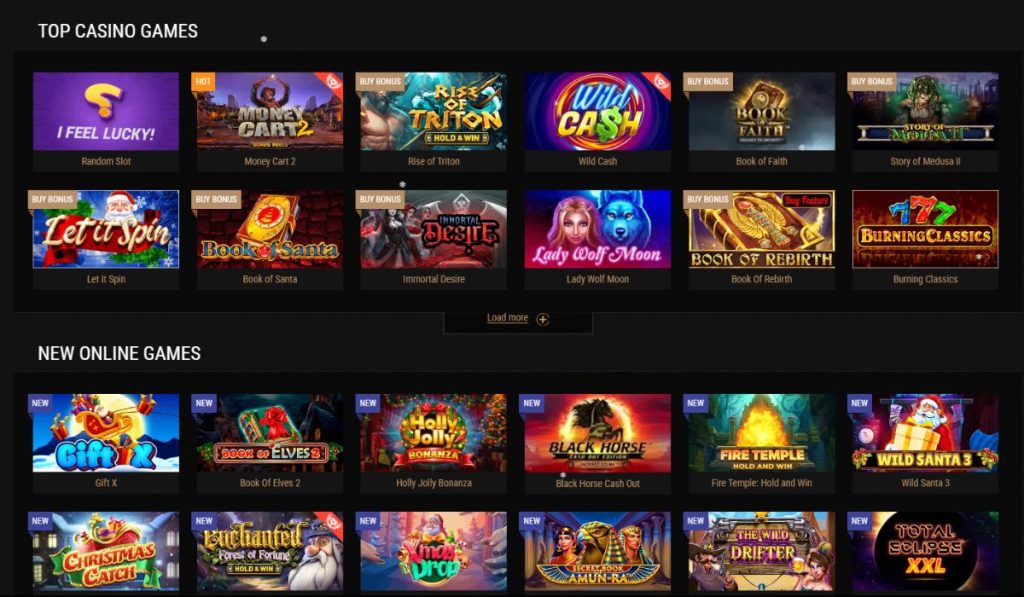 Accepted Games for King Billy Casino Bonus