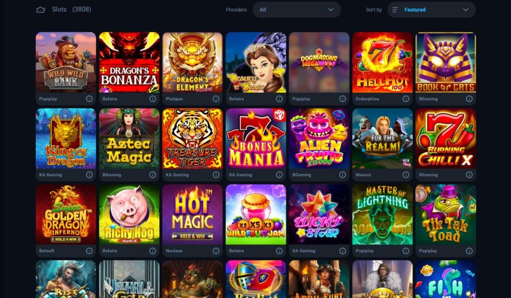 Accepted Games for ThunderPick Casino Bonus