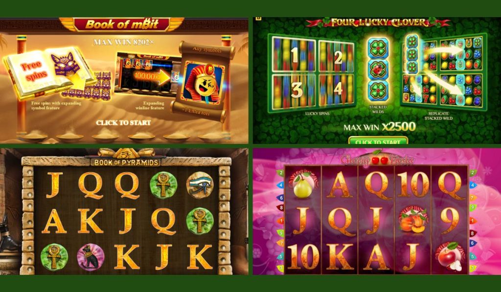 Accepted Games for mBit Casino Free Spins