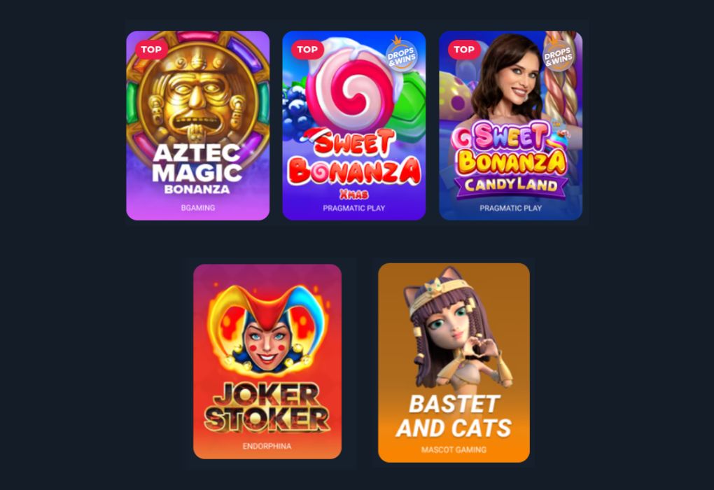 Accepted Games on BetFury Casino