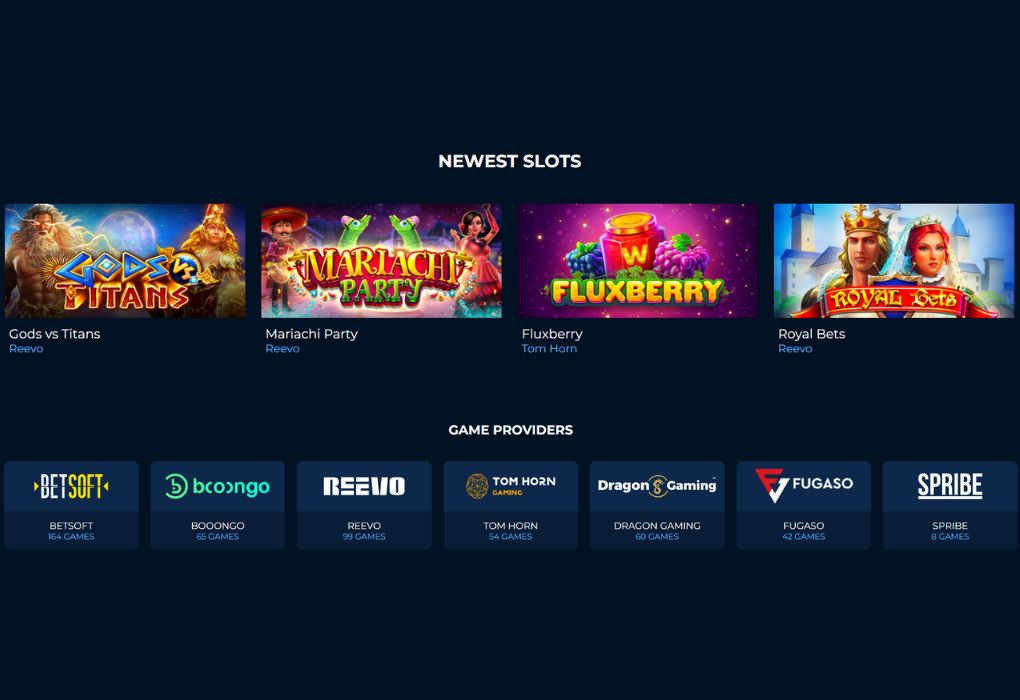 Punt Casino slots and game providers