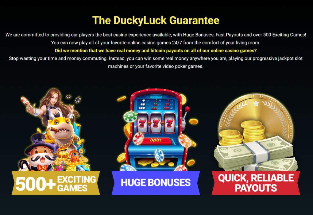 DuckyLuck Casino Bonus Guarantee