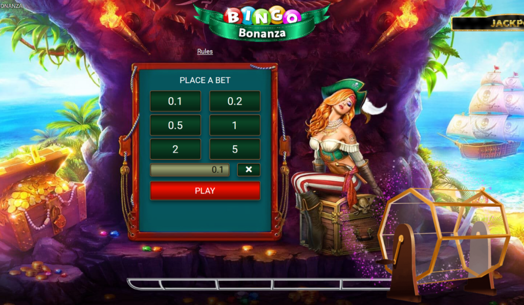 1xBit casino crypto bingo bonanza game