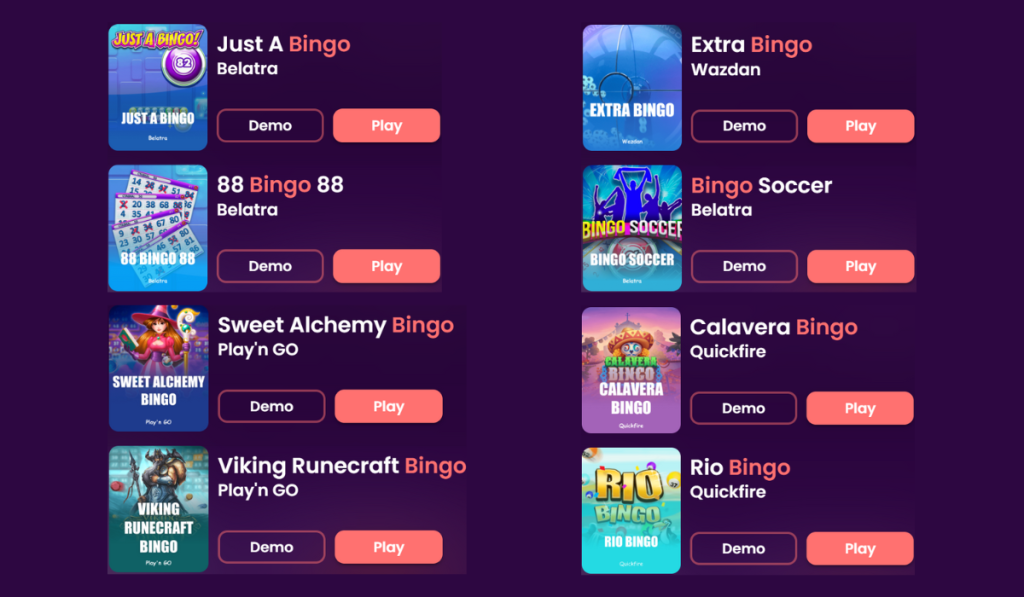 TrustDice casino bitcoin bingo games