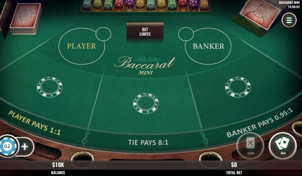 mBit Casino Baccarat Mini